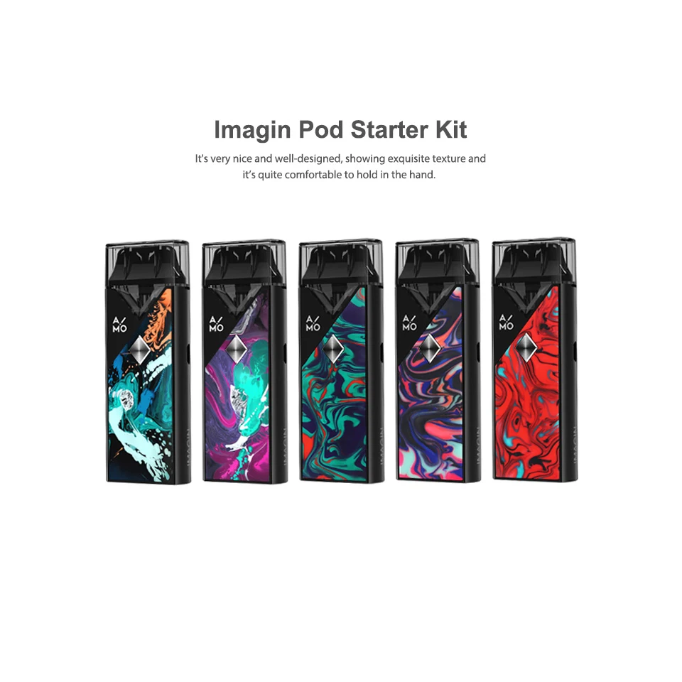 Original OVNS Aimovape Imagin Pod Vape pen Kit electronic cigarette starter kit with 1100mAh VS smok infinix VS justfog minifit (1)