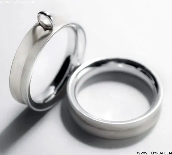 

SBR011 925 Silver Vintage Rings For Women Charms Jewelry White Gold Color Bridal Wedding Jewelry Engagement Ring