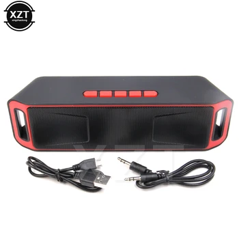 

2019 Wireless bluetooth speaker 4.0 soundbar Portable USB TF FM Radio Stereo with Microphone Handsfree Speaker Music Player