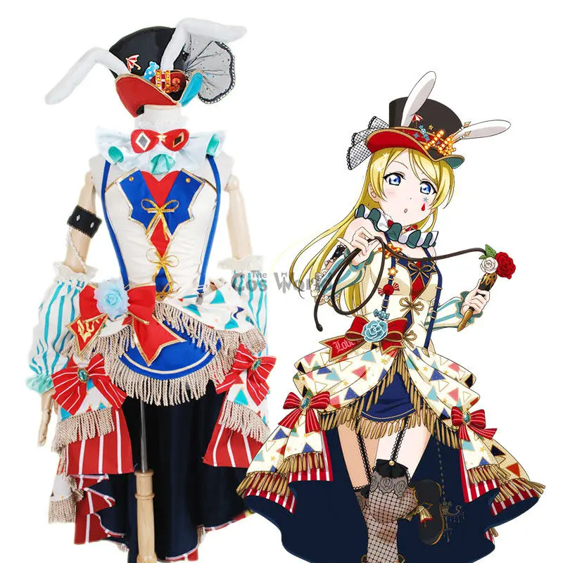 Love Live School Idol Project Ayase Eli Circus Fancy Dress Uniform Love Live School Idol Project Ayase Eli Circus Fancy Dress Uniform