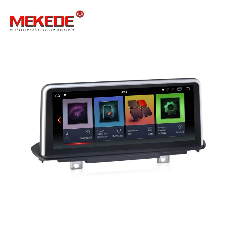 MEKEDE 10 25 &quotAndroid 8 1 6 ядерный автомобильный аудио gps стерео для BMW X5 F15 (2014 2017)
