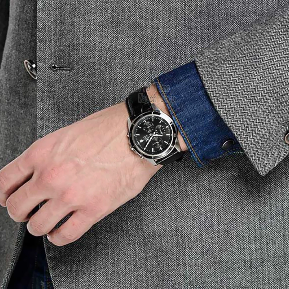 часы мужские casio Edifice лучший бренд класса люкс кварцевые водонепроницаемые