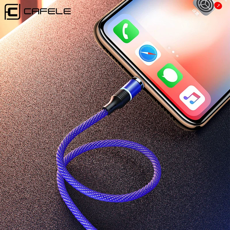 CAFELE 3A Быстрая зарядка Micro usb type C кабель Магнитный кабель для iPhone Xr Xs Max X магнит зарядное устройство для samsung huawei Xiaomi 9