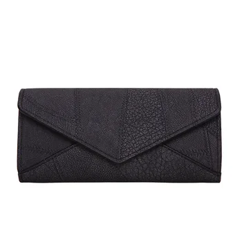 

Hot Sale Women Pu Leather Hasp Bags Coin Purse Envelope Clutch Wallet For Phone Geometric Fashion Wallet