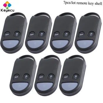 

KEYECU 7PCS/Lot Replacement New Remote Car Key Shell Case - With 3 / 4 buttons Optional - FOB for Nissan Maxima A32 - Key Shell