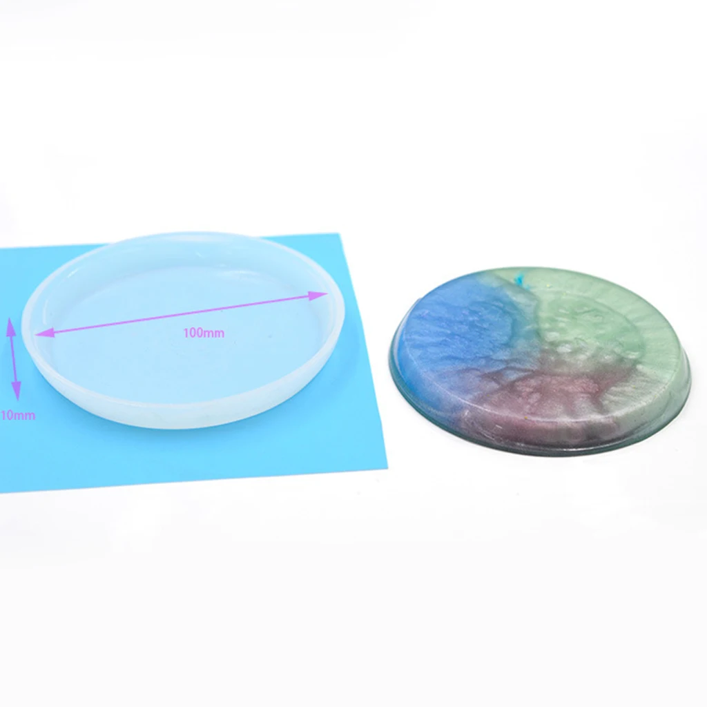 Jewelry Display Base Silicone Mold, Mould for Epoxy Resin DIY Pendent Craft Wedding Cake Decor Mold Tools 104x103x12mm