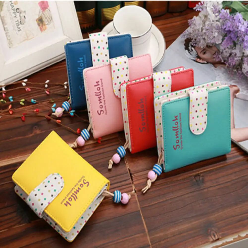 

Women's Girls Short Wallet Coin Purse Organizer Pocket Small Credit Card Holder