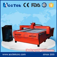 2017 acctek cnc plasma cutter/ cnc plasma cutting kits 1325 metal cutting machine price