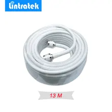 N мужчин и N мужскому 13-метровый кабель 50ohms RG6 Коаксиальный кабель для усилителя повторителя сигнала и антенны