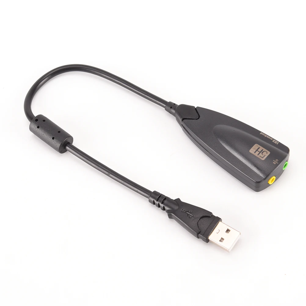Звуковая карта с интерфейсом USB аудио адаптер 5 H V2 7,1 внешний USB к 3D CH виртуальный канал звуковой дорожки для портативных ПК