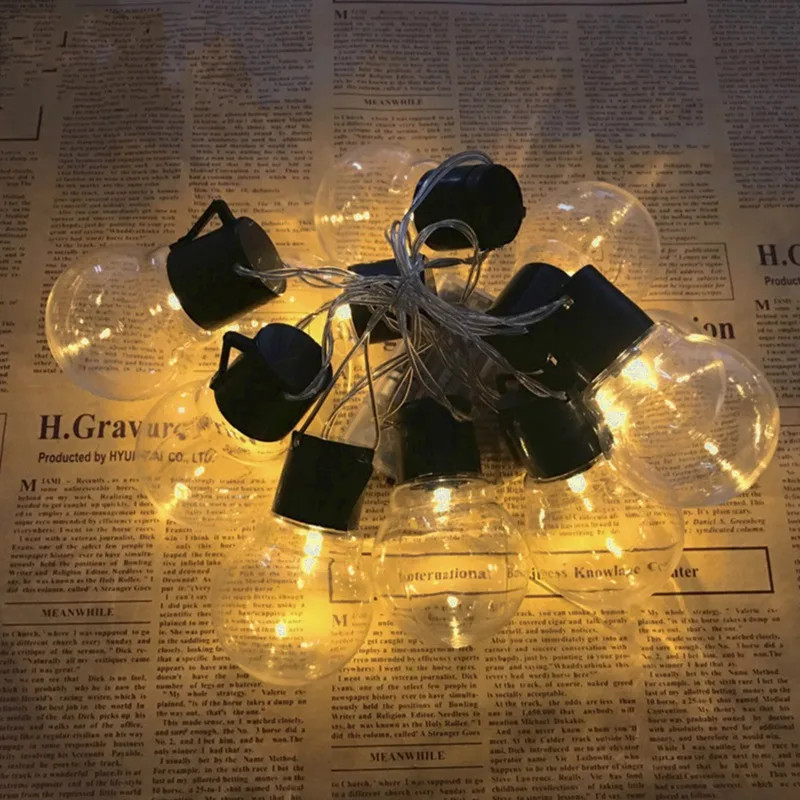 

Fairy Lights 290CM Festoon Globe Bulb 10 LED String Light Christmas Garden Wedding LED String Holiday Light