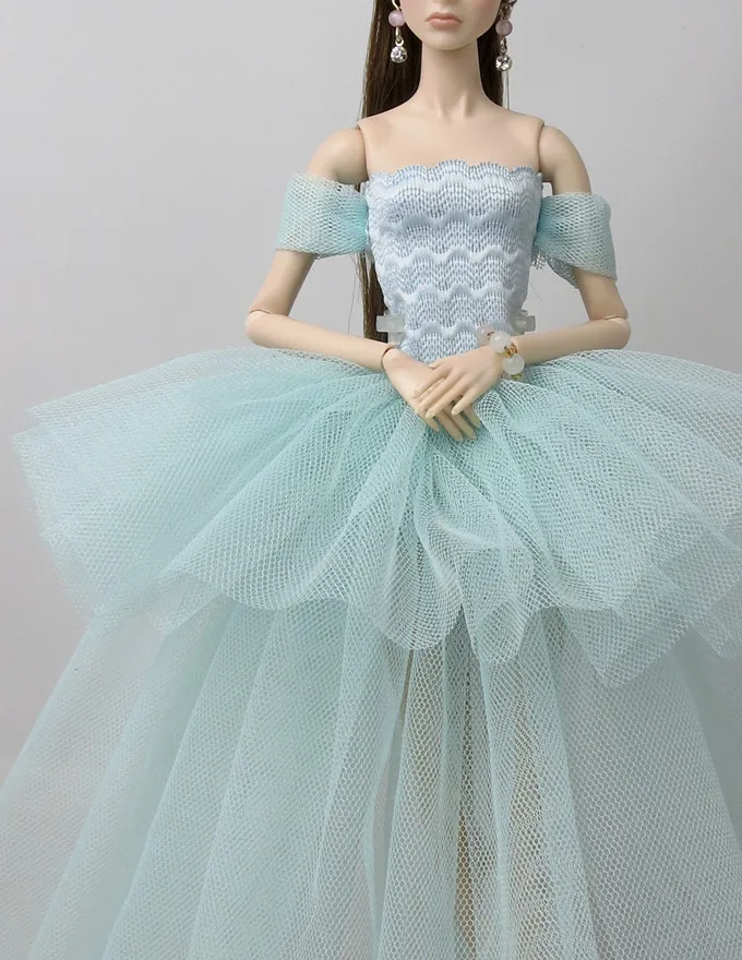 Специальный чехол для куклы Барби, одежда, платье, модное платье принцессы, случайный выбор