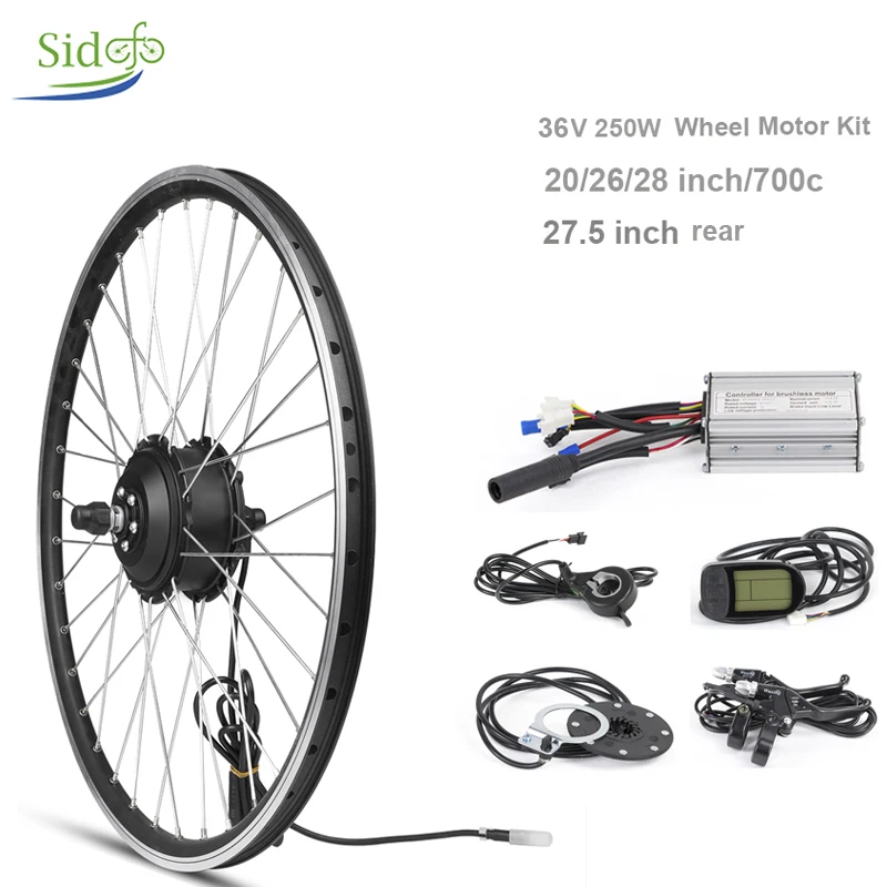 Clearance 36 V 250 W Electric Controller Bike Conversion Kit Bike Road Bicycle Hub Engine Bicycle Motor Rear Wheel LCD5 Display BLDC Screw 0 Clearance 36 V 250 W Electric Controller Bike Conversion Kit Bike Road Bicycle Hub Engine Bicycle Motor Rear Wheel LCD5 Display BLDC Screw 0