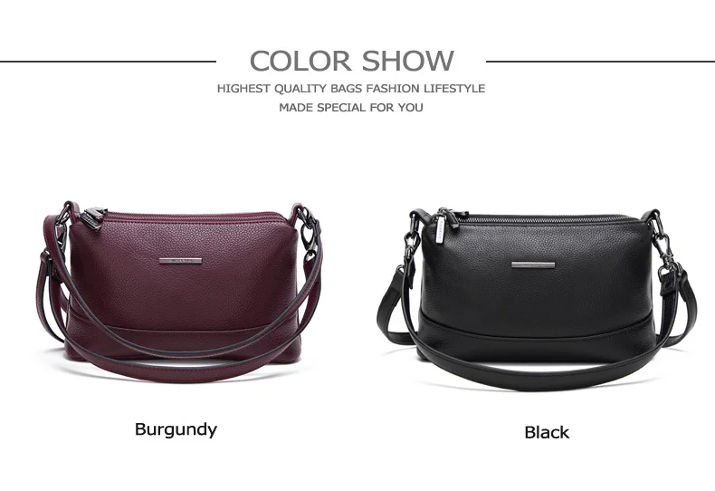 feminino crossbody litchi textura bolsa de couro