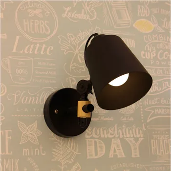 

ZYY Creative Simple Warm wall Lamps Retro Creative American Style Lighting For Bedroom Foyer Hotel coffee shop With LED Bulb