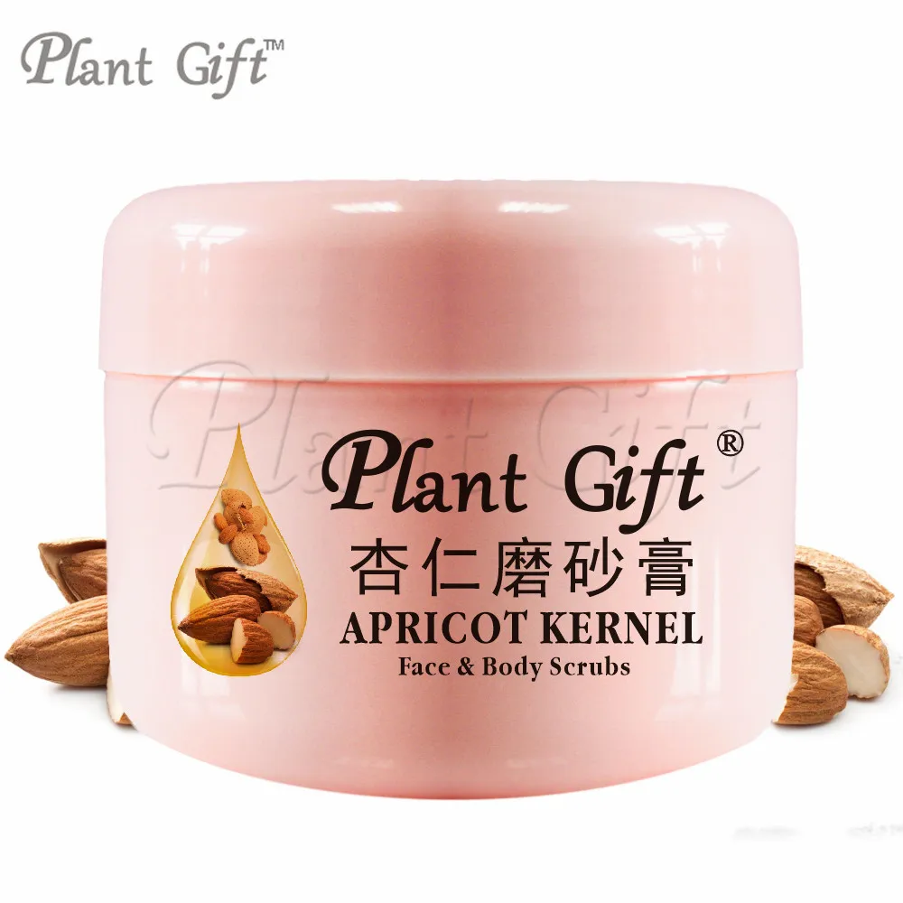 

APRICOT KERNEL Face & Body Scrubs 100G Remove the old horny Reduce skin fine lines,so that skin smooth and net through the skin.