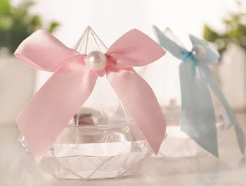 

creative CUTE love diamond shape Decoration candy box DIY new marriage charm Shower Favor Boxes Wedding Party Gift hold bag