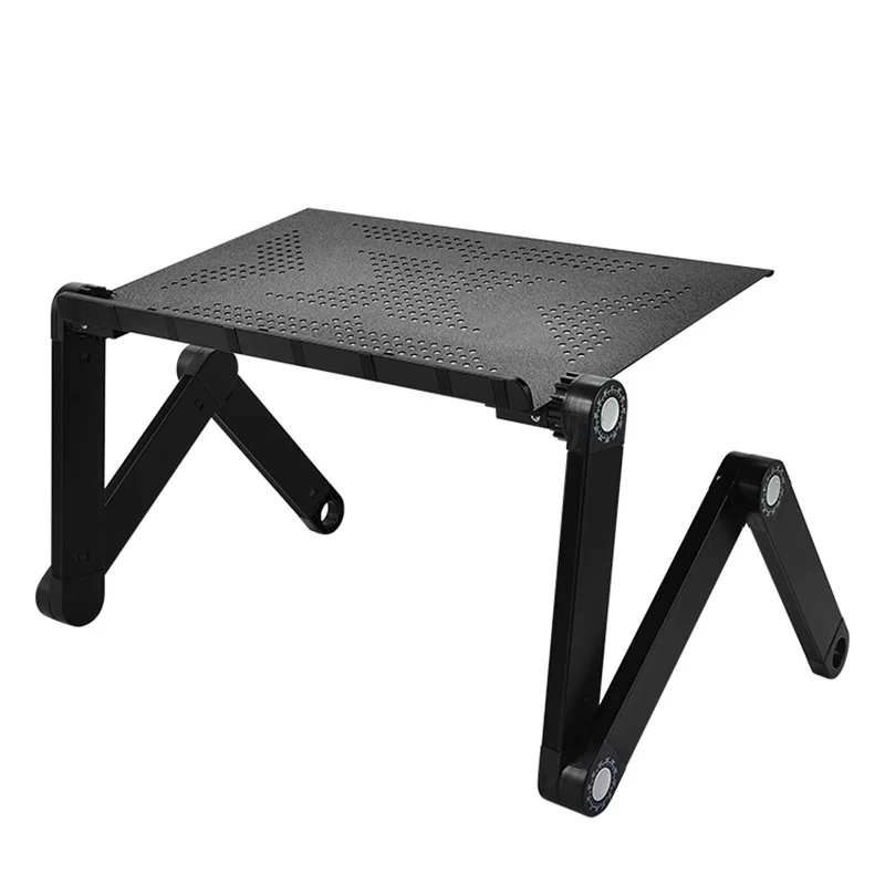 Portable 360 Degree Adjustable Computer Desk Foldable Laptop Notebook Lap PC Folding Desk Table Vented Stand Bed Tray Black Portable 360 Degree Adjustable Computer Desk Foldable Laptop Notebook Lap PC Folding Desk Table Vented Stand Bed Tray Black