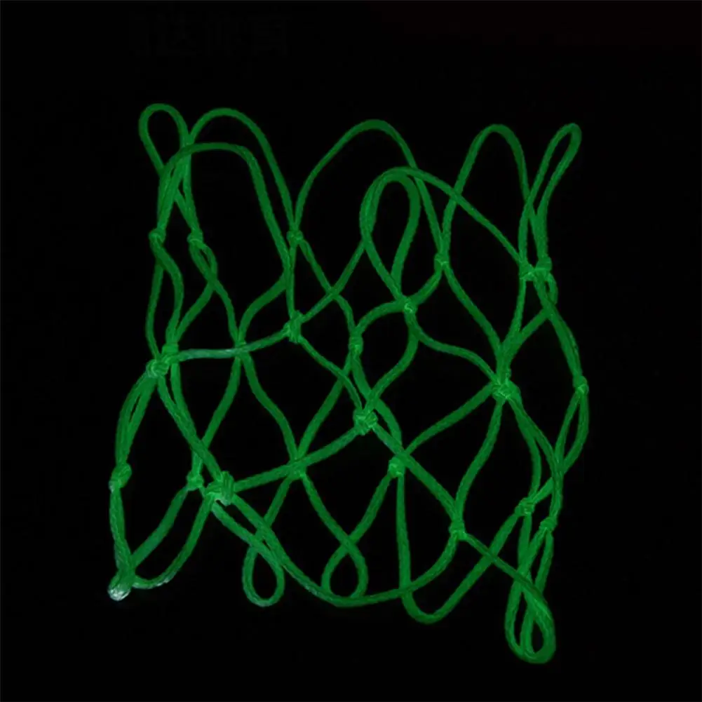 HobbyLane Glowing Light Standard Luminous Basketball Net Green Fluorescence Backboard Rim Ball Basketball Hoop Mesh Network