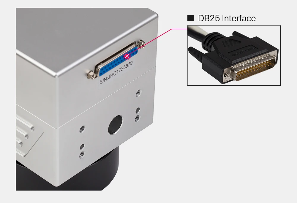 7 High Speed Galvo Scanner Head For Fiber Laser Marking Machine Parts 1064nm Input 10mm SG7110 Galvanometer