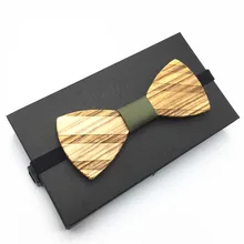 Дизайн формальный коммерческий деревянный брачный галстук-бабочка галстуки-бабочки для мужчин и женщин Свадебная вечеринка бабочка галстук деревянный галстук NS33