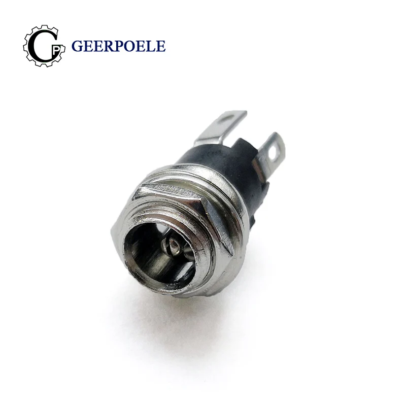 

5,10 pcs/lot Metal DC-025 5.5*2.1MM 30V 3A Power Outlet Connectors Jack Socket Female Mount Plug Adapter