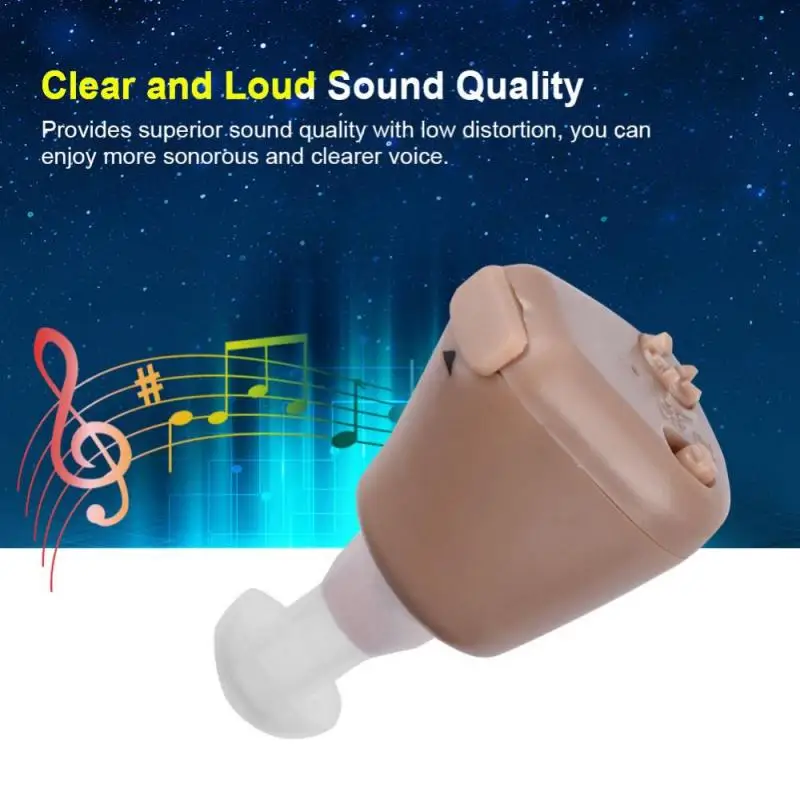 Слуховой аппарат для пожилых глухих невидимое устройство ушной помощи Цифровой Тон Регулируемый усилитель голоса Audifono