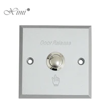 Металл хорошего качества дверной переключатель кнопка выхода ограничитель открытия двери, алюминиевый сплав нажимная кнопка управления Кнопка выхода управления дверью