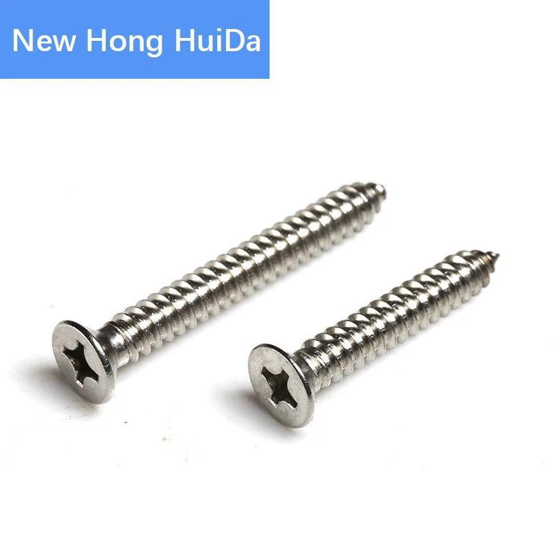 

M1 M1.2 M1.4 Phillips Flat Head Metal Self Tapping Screws Small Countersunk Thread Metric Bolts Fastener 304 Stainless Steel