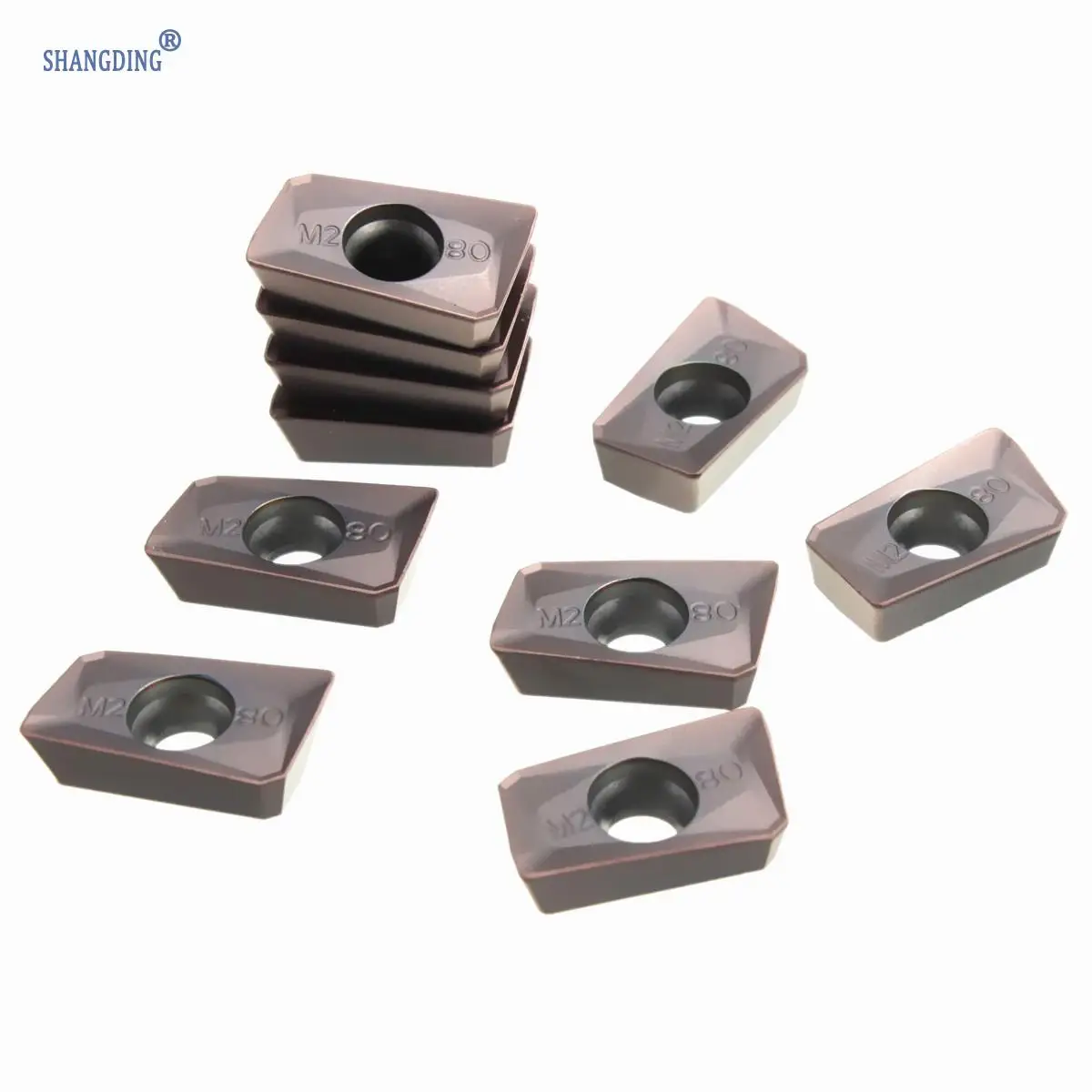 

Newest 10pcs Indexable Insert APMT1604PDER-M2 VP15TF 25R0.8 Carbide Inserts CNC Tool 16x9x5mm Suit For 20 to 30 DegreesMachining