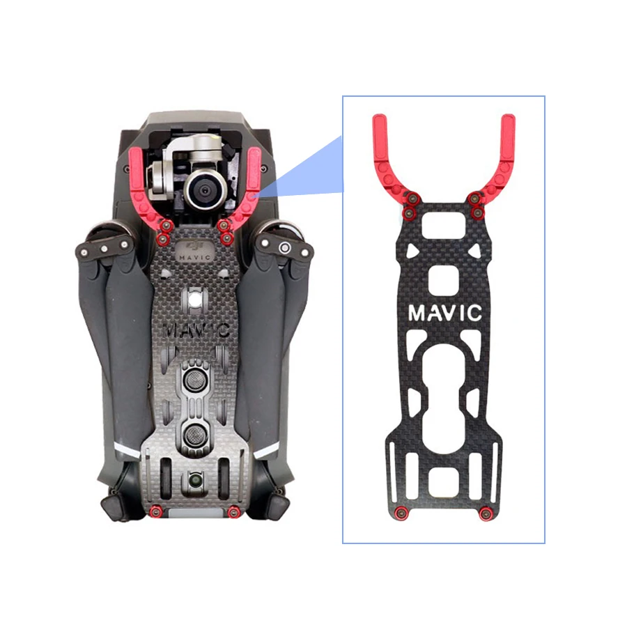 

Body Frame Case Carbon Fiber Protection Plate Camera Gimbal Guard Not Affect the Obstacle Avoidance for DJI Mavic Pro