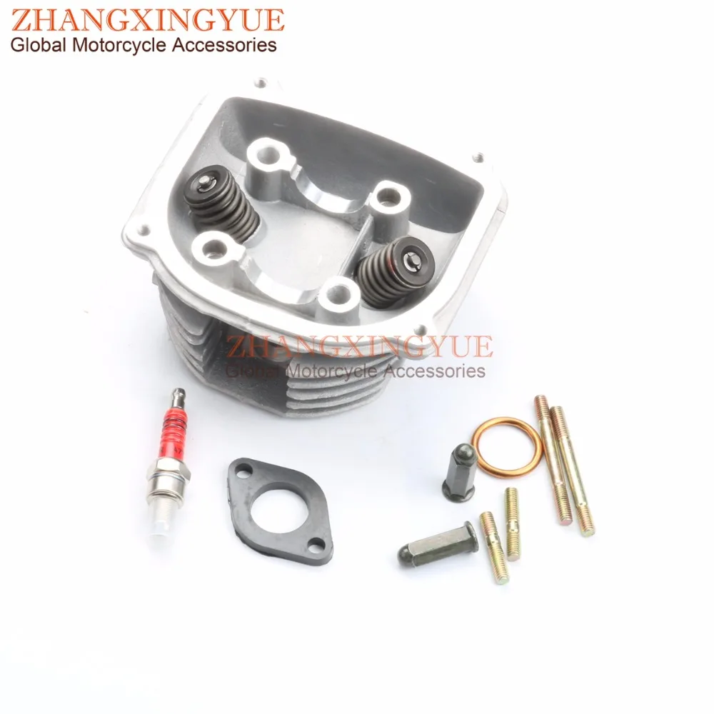 

57.4mm 58.5mm 61mm 63mm NON EGR Cylinder Head Kit & A7TC spark plug for China GY6 157QMJ Scooter ATV 4T