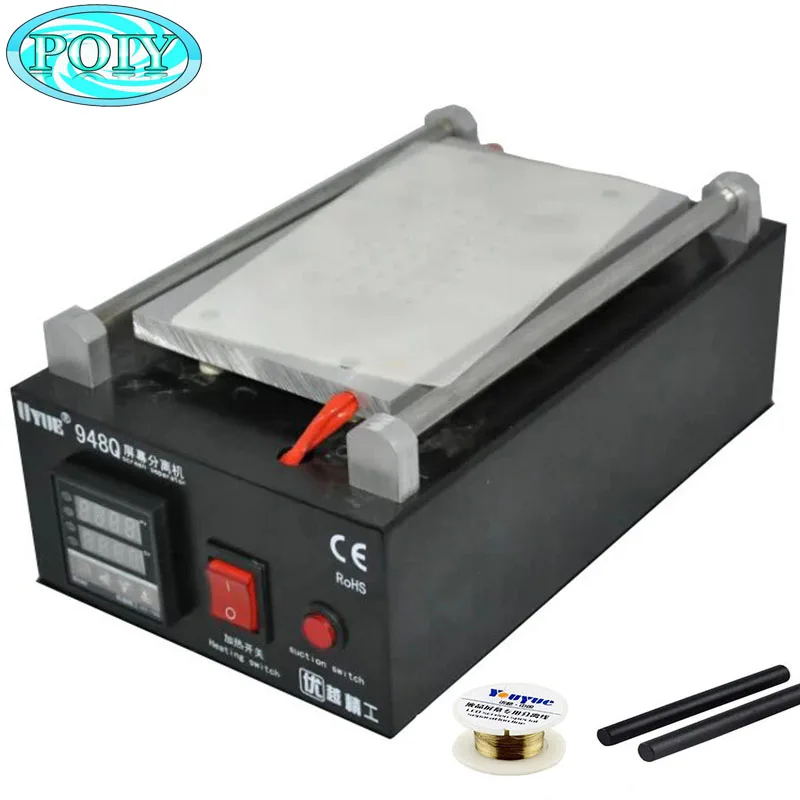 

110/220V Mobilephone Built-in Pump Vacuum Metal Body Glass LCD Screen Separator Machine Max 7 inches
