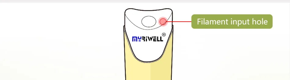 Myriwell 3d Ручка 3d Ручка 3 d ручка с 1,75 мм abs нити, Вдохновляющие творческие инструменты для рисования подарок на день рождения рождественские подарки