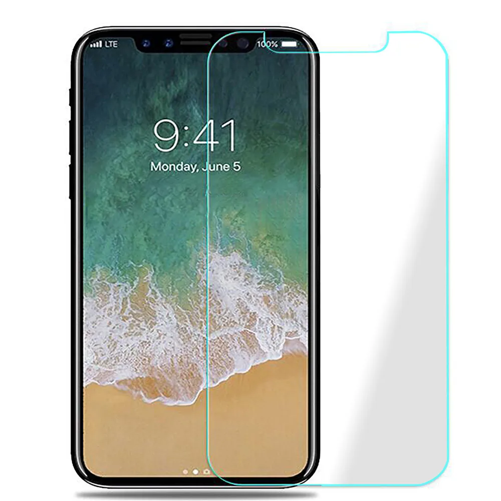 Для нового iphone X/XS/XR/XS MAX 5,8 дюймов/6,1 дюймов/6,5 дюймов закаленное стекло Защита экрана 2.5D 0,33 мм