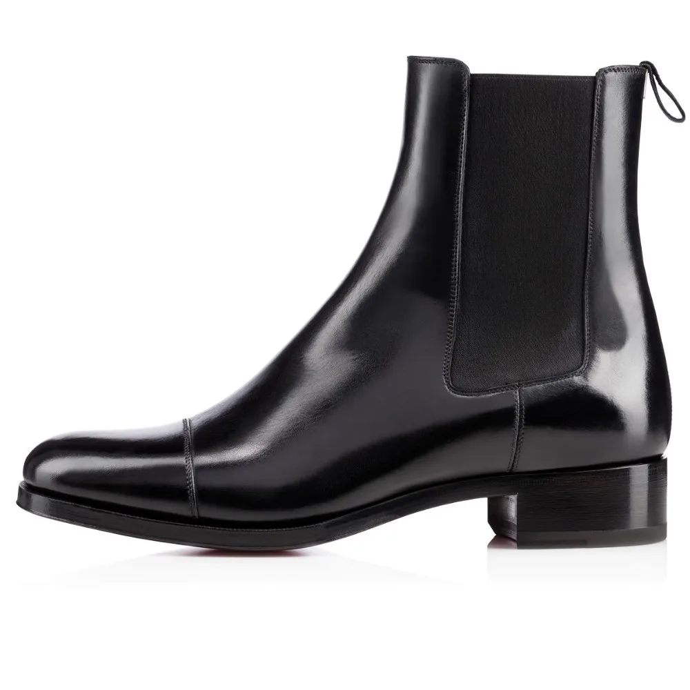 chelsea boots red bottom