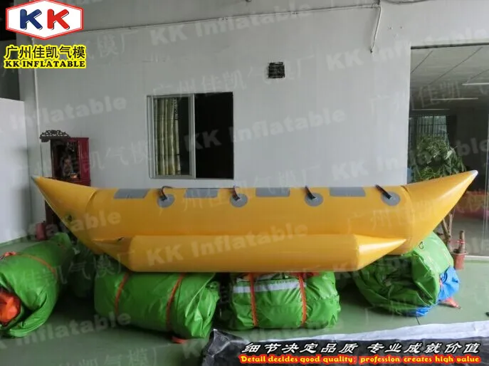Дешевые надувная лодка банан для Оборудование для игр в воде