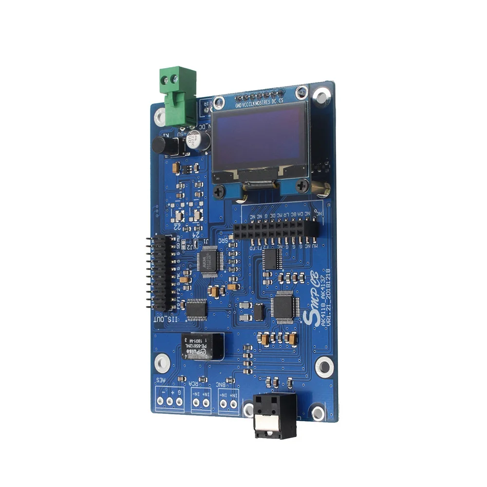 Lusya AK4137 ЦАП SRC аудио 384K 32 бит DSD256 DSD IIS преобразования для hifi усилитель с пультом дистанционного управления