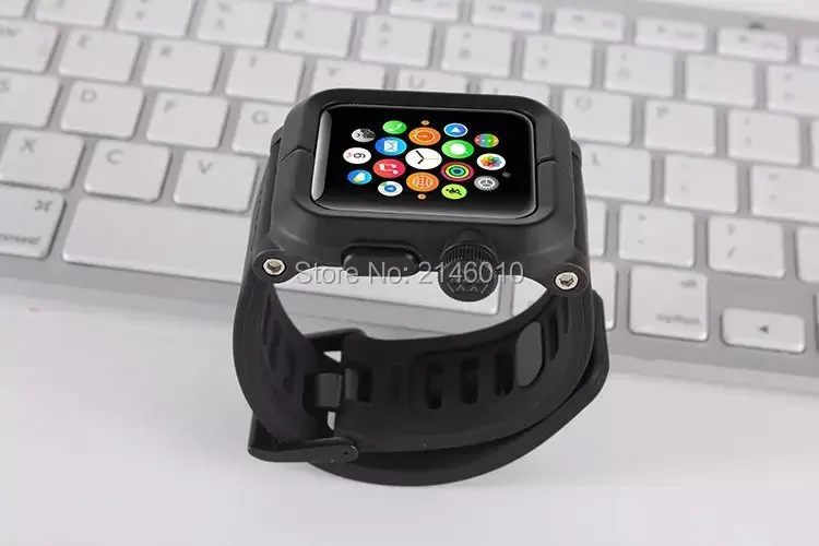 LUNATIK EPIK Поликарбонат-силиконовый ремешок для Apple Watch чехол 38 мм 42 мм Серия 1, серия 3/2