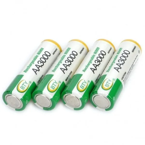 AA 3000 1,2 V Quanlity аккумуляторная батарея AA 3000mAh BTY Ni-MH 1,2 V аккумуляторная батарея 2A 3000