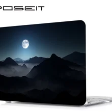 Colors printed plastic Laptop Shell Case Cover for Apple Macbook Air Pro 13 15 Retina Touch Bar 11.6 12 13.3 15 inch A2159 A1990