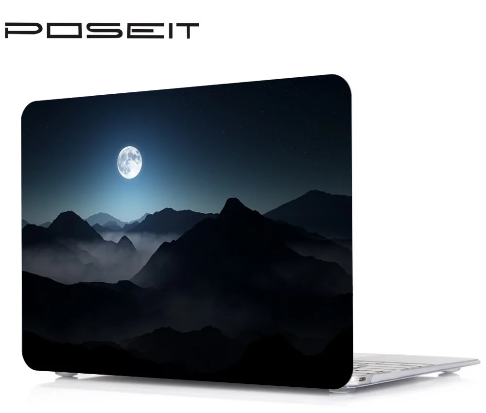 

Colors printed plastic Laptop Shell Case Cover for Apple Macbook Air Pro 13 15 Retina Touch Bar 11.6 12 13.3 15 inch A2159 A1990