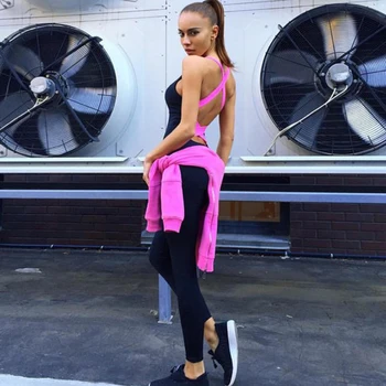 

Sexy Jumpsuits Sports Pants Gym Clothes Spandex Running Tights Women Sports Leggings Fitness Yoga Pants