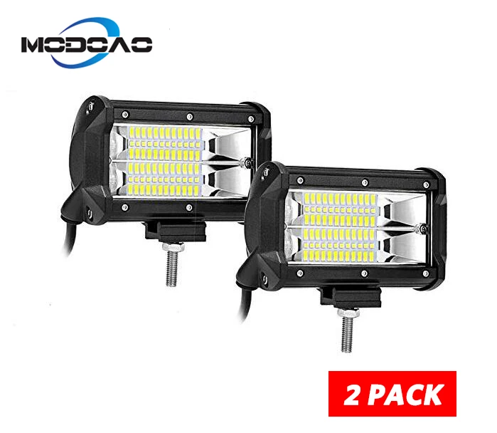 

10800Lm Super Bright 72W LED Car Work Light For Off-road Jeep Trucks Pickup Jeep SUV ATV UTV Marine ,Pack of 2