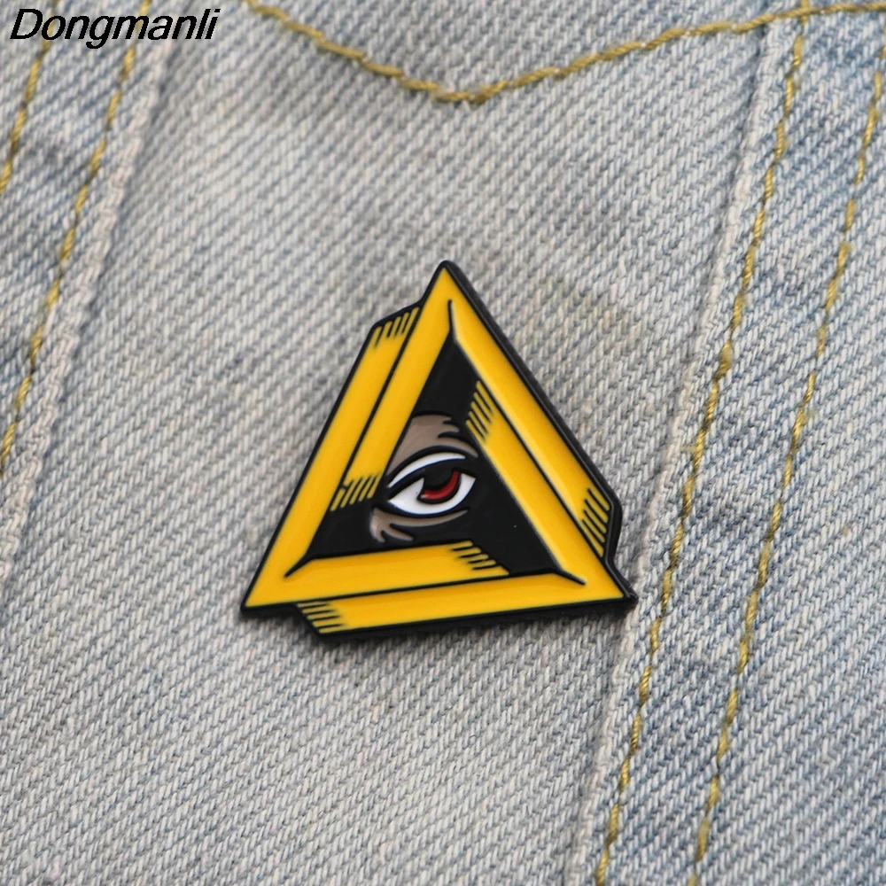 

L2450 Eye of Providence pin badge brooch