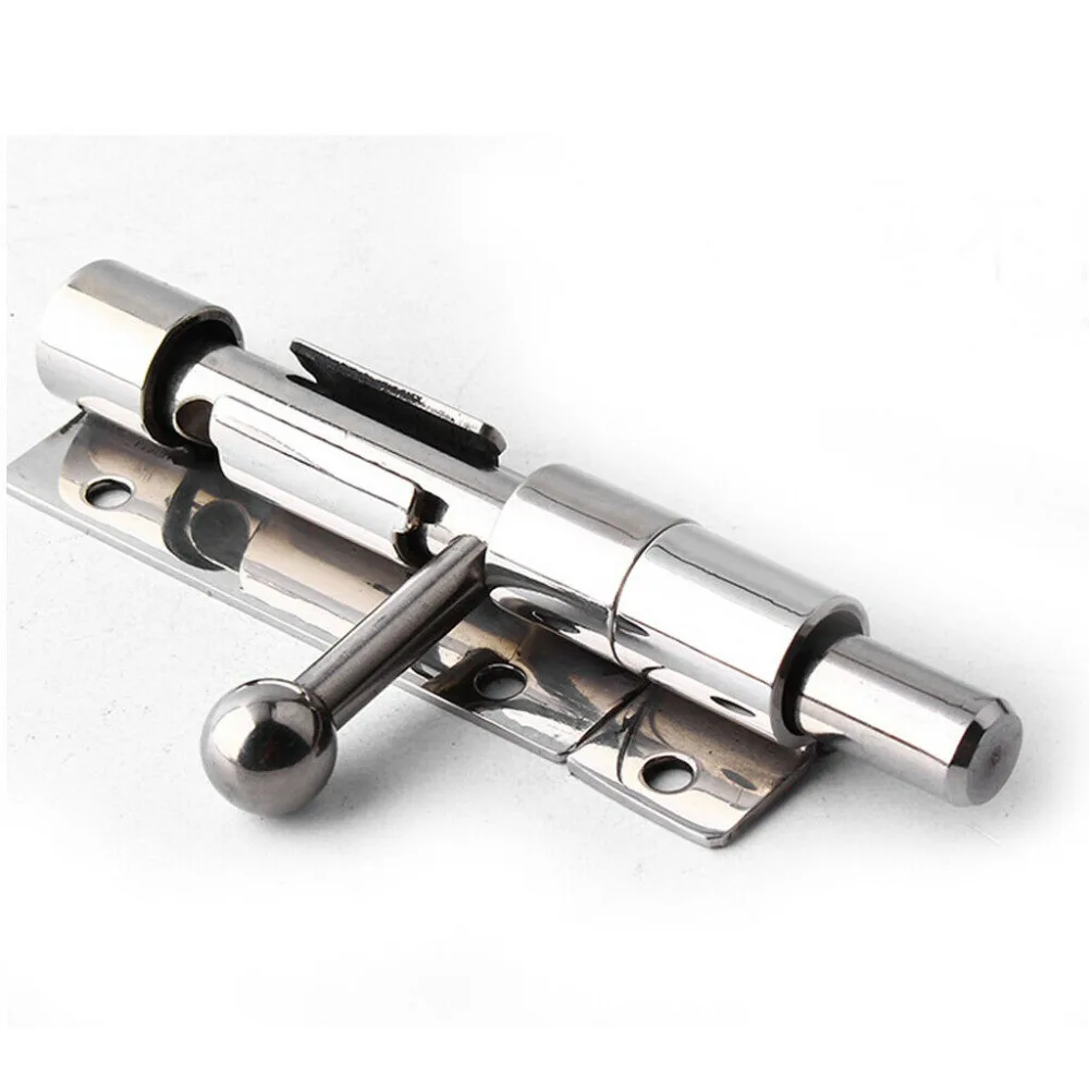 

100/200 MM Door Bolt with screws Bathroom Toilet Shed Lock Catch Latch Slide