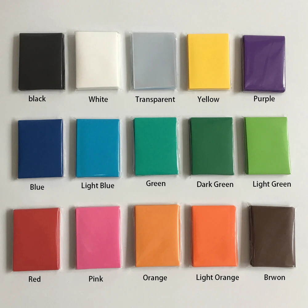 

60 pcs/pack board games card protector colorful sleeves magic the gathering cards colorful sleeves
