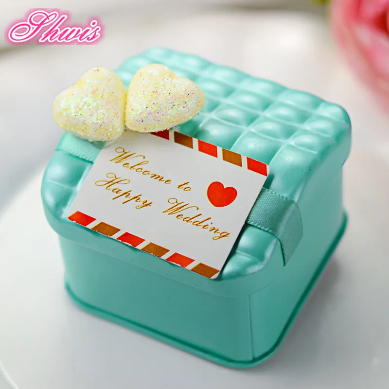 100pcs 61*61*45mm Mint Tin Box For Candy Favor Box For Wedding Metal