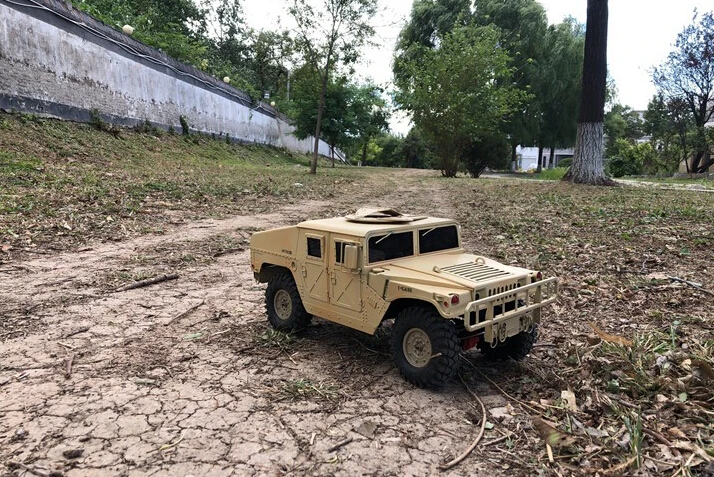 Высококачественный полностью металлический Hummer 1/10 масштаб 313 мм Колесная база RC автомобильный комплект кузова автомобиль Hummer shell Для 1:10 осевой SCX10 D90