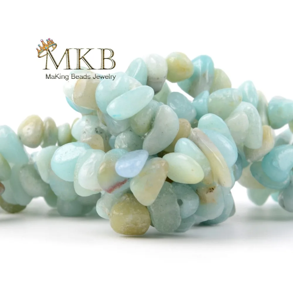 5 мм-8 мм нерегулярный Натуральный Камень Амазонит Чип бусины для изготовления ювелирных изделий 3" гравий бусины Diy браслет ожерелье Perles